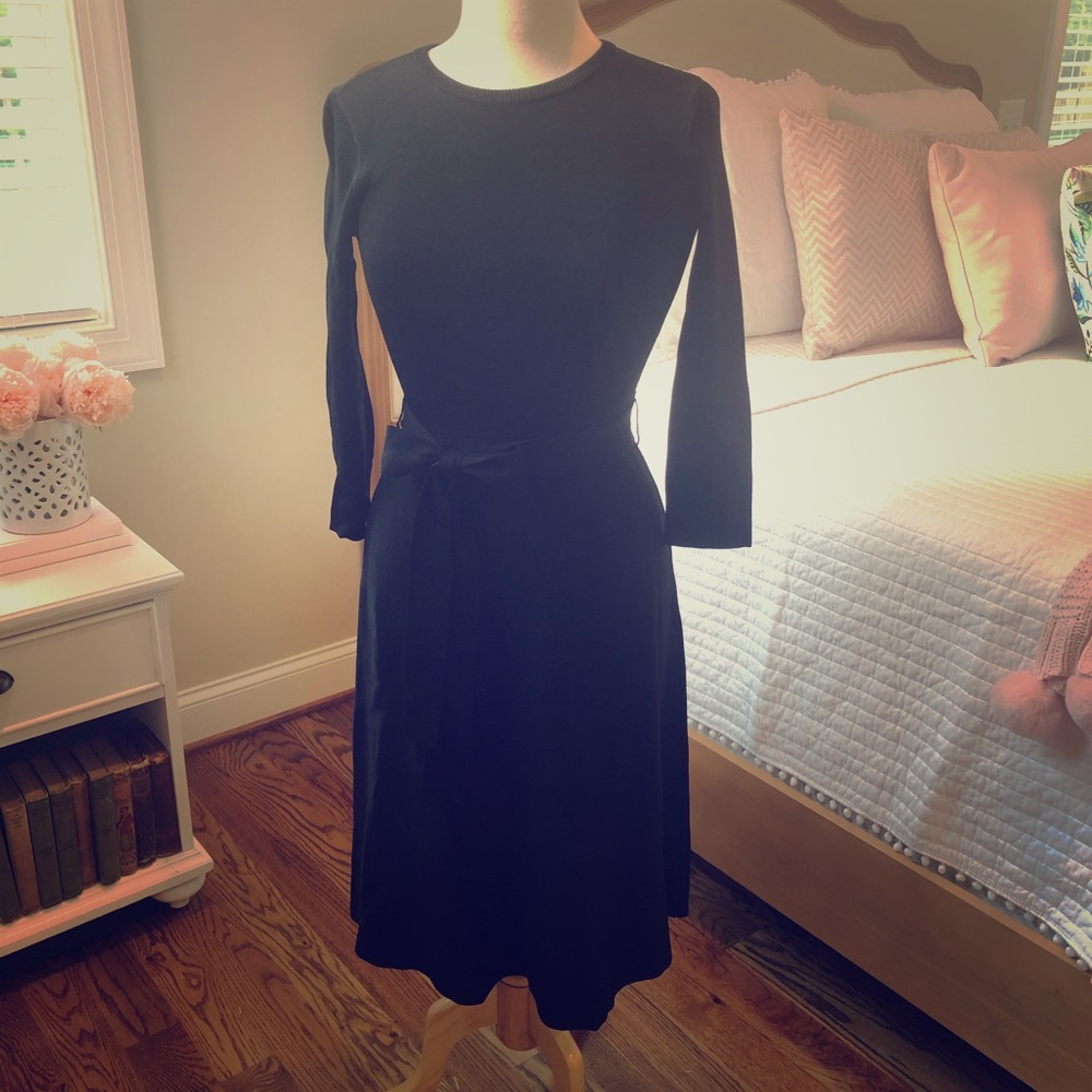 Eliza J Black Knit Dress
